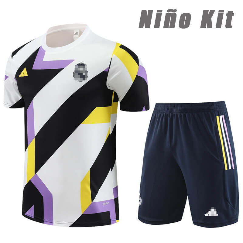 Camiseta de Entrenamiento Real Madrid 2023/2024 Policromo Niño Kit